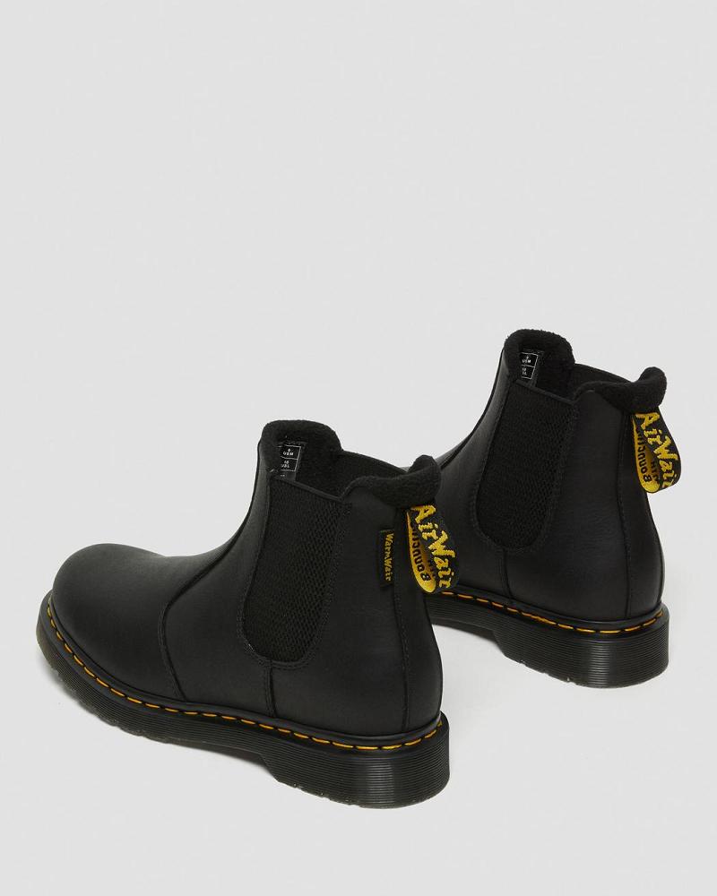 Dr Martens 2976 Warmwair Leren Enkellaars Heren Zwart | NL 371YXF